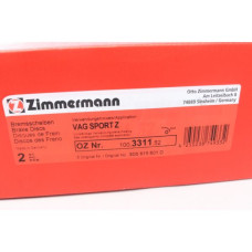 Спортивный задний тормозной диск с перфорацией 310x22 100331152 Otto Zimmermann Sport Z