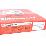 Спортивный передний левый тормозной диск с насечками 345x30 100335654 Otto Zimmermann Black Z