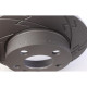 100.1236.53 Спортивный задний тормозной диск 230x9 Otto Zimmermann Black Z