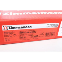 400.3683.52 Zimmermann Sport Z Спортивный передний тормозной диск с перфорацией 330x32 на MERCEDES-BENZ M-CLASS (W166) с двигателем ML 350 4-matic (166.057)