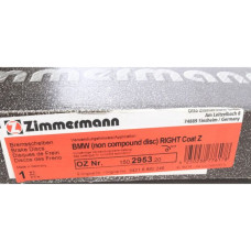 150.2953.20 Zimmermann Задній правий гальмівний диск 330x20 на BMW 7 (G11, G12) з двигуном 730 d