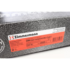 150.2920.20 Zimmermann Задний тормозной диск 345x24 на BMW 3 Touring (F31) с двигателем 318 i