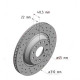 100.3309.52 Zimmermann Sport Z Спортивный задний тормозной диск с перфорацией 310x22 на VW PASSAT (3G2, CB2) с двигателем 1.4 TSI
