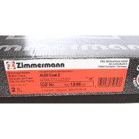 100.1246.20 Zimmermann Передний тормозной диск 256x22 на AUDI A2 (8Z0) с двигателем 1.4