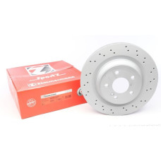 400.3661.52 Zimmermann Sport Z Спортивный задний тормозной диск с перфорацией 320x24 на MERCEDES-BENZ S-KLASSE КУПЕ (C216) с двигателем CL 600 (216.376)
