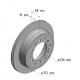 590.2821.20 Zimmermann Задний тормозной диск 312x18 на TOYOTA LAND CRUISER PRADO (_J15_) с двигателем 4.0 V6 VVT-i (GRJ150_, GRJ125_)