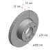 150.3497.20 Zimmermann Передний тормозной диск 300x22 на BMW 3 Touring (F31) с двигателем 318 i