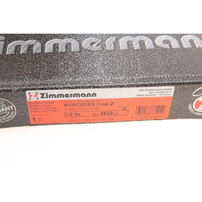 400.5549.20 Передний тормозной диск 350x32 Otto Zimmermann CoatZ 400.5549.20 Передний тормозной диск 350x32 Otto Zimmermann CoatZ
