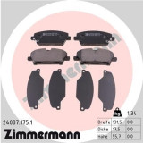Передние тормозные колодки 240871751 Otto Zimmermann
