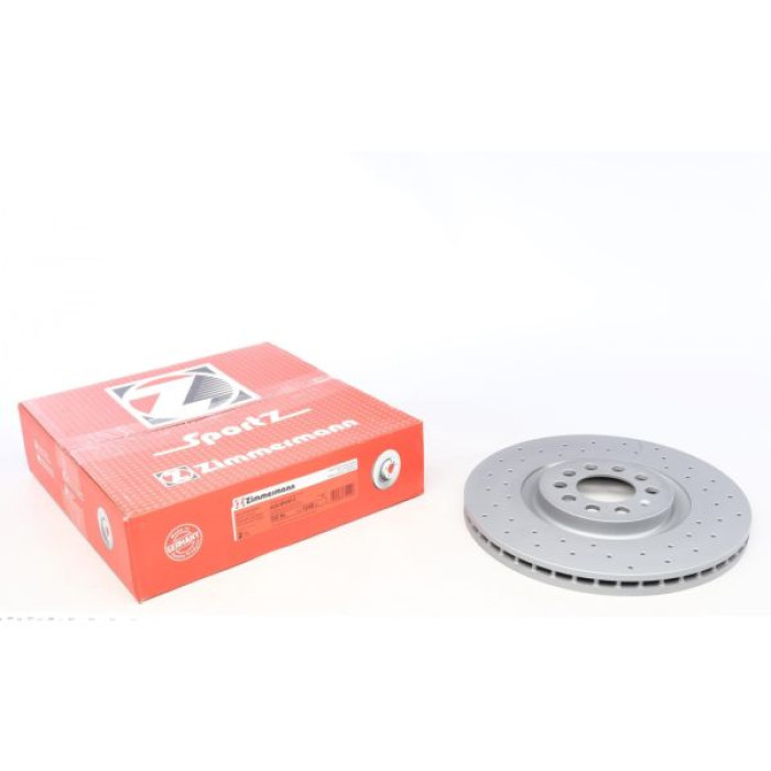 100.1240.52 Zimmermann Sport Z Спортивный передний тормозной диск с перфорацией 312x25 на VW BORA (1J2) с двигателем 1.8 100.1240.52 Zimmermann Sport Z Спортивный передний тормозной диск с перфорацией 312x25 на VW BORA (1J2) с двигателем 1.8