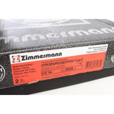 Передний тормозной диск 281x26 180300820 Otto Zimmermann CoatZ