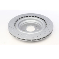 400.3687.52 Zimmermann Sport Z Спортивный задний тормозной диск с перфорацией 330x22 на MERCEDES-BENZ M-CLASS (W166) с двигателем ML 500 4-matic (166.073)