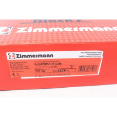 600.3229.54 Zimmermann Black Z Спортивный задний левый тормозной диск с насечками 330x28 на VW TOUAREG (7P5, 7P6) с двигателем 3.6 V6 FSI