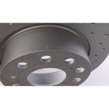Спортивный задний тормозной диск с перфорацией 253x10 600323452 Otto Zimmermann Sport Z