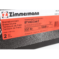 Задний тормозной барабан 100164920 Otto Zimmermann CoatZ