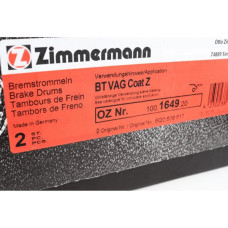 Задний тормозной барабан 100164920 Otto Zimmermann CoatZ