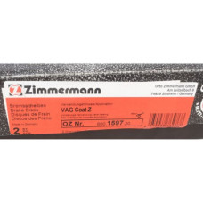 Передний тормозной диск 256x20 600159720 Otto Zimmermann CoatZ