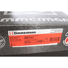 150.3423.20 Zimmermann Передній гальмівний диск 284x22 на BMW 1 (E87) з двигуном 116 d