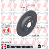 Задний тормозной диск 300x10 450523430 Otto Zimmermann Formula S