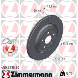 Задний тормозной диск 325x20 450523530 Otto Zimmermann Formula S