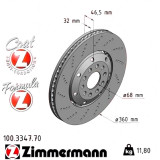 Передній лівий гальмівний диск 360x32 100334770 Otto Zimmermann Formula Z