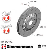 Передний тормозной диск 370x32 100336770 Otto Zimmermann Formula Z