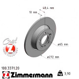 Задний тормозной диск 272x10 100337120 Otto Zimmermann CoatZ