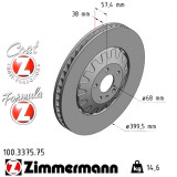 Передний тормозной диск 399,5x38 100337575 Otto Zimmermann Formula Z