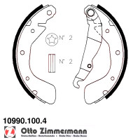 10990.100.4 Zimmermann Комплект тормозных колодок для стояночного тормоза на OPEL CORSA C (X01) с двигателем 1.2 Twinport (F08, F68)