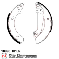 Комплект гальмівних колодок для стоянкового гальма 109901016 Otto Zimmermann