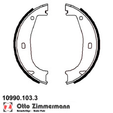 10990.103.3 Zimmermann Комплект тормозных колодок для стояночного тормоза на BMW 3 (E36) с двигателем 318 tds