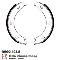 10990.103.5 Zimmermann Комплект тормозных колодок для стояночного тормоза на MERCEDES-BENZ VITO АВТОБУС (638) с двигателем 108 D 2.3 (638.164)