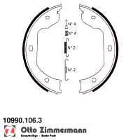 10990.106.3 Zimmermann Комплект тормозных колодок для стояночного тормоза на VW TOUAREG (7LA, 7L6, 7L7) с двигателем 2.5 R5 TDI