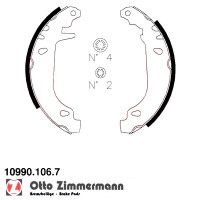10990.106.7 Zimmermann Комплект гальмівних колодок для стоянкового гальма на CITROËN ZX Break (N2) з двигуном 1.8 i 16V