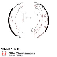 10990.107.0 Zimmermann Комплект тормозных колодок для стояночного тормоза на CITROËN C3 I (FC_, FN_) с двигателем 1.4 i