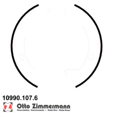 10990.107.6 Zimmermann Комплект тормозных колодок для стояночного тормоза на CHRYSLER SEBRING (JR) с двигателем 2.7 V6 24V