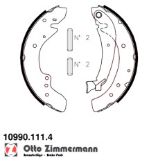 10990.111.4 Zimmermann Комплект гальмівних колодок для стоянкового гальма на FIAT DUCATO АВТОБУС (230_) з двигуном 1.9 TD Panorama/Combinato