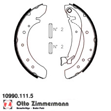 10990.111.5 Zimmermann Комплект гальмівних колодок для стоянкового гальма на FIAT DUCATO АВТОБУС (230_) з двигуном 1.9 TD Panorama/Combinato