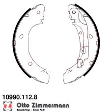 10990.112.8 Zimmermann Комплект тормозных колодок для стояночного тормоза на FIAT DUCATO ФУРГОН (244_) с двигателем 2.8 JTD 4x4