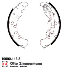 10990.113.8 Zimmermann Комплект тормозных колодок для стояночного тормоза на OPEL CORSA D (S07) с двигателем 1.0 (L08, L68)