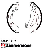 10990.121.7 Zimmermann Комплект тормозных колодок для стояночного тормоза на HYUNDAI ACCENT II (LC) с двигателем 1.6