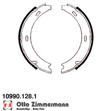 Комплект тормозных колодок для стояночного тормоза 109901281 Otto Zimmermann