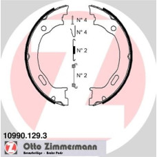Комплект тормозных колодок для стояночного тормоза 109901293 Otto Zimmermann