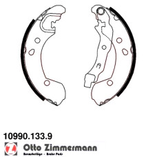 Комплект тормозных колодок для стояночного тормоза 109901339 Otto Zimmermann