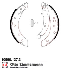 10990.137.3 Zimmermann Комплект гальмівних колодок для стоянкового гальма на CITROËN ZX Break (N2) з двигуном 1.8 i 16V