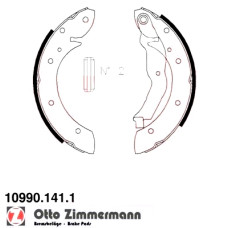 Комплект тормозных колодок для стояночного тормоза 109901411 Otto Zimmermann