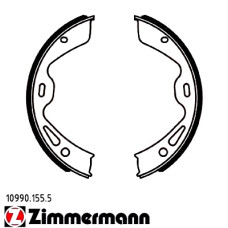 10990.155.5 Zimmermann Комплект тормозных колодок для стояночного тормоза на PORSCHE 911 КАБРИОЛЕТ (991) с двигателем 3.0 Carrera 4 GTS