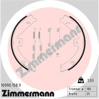 Комплект тормозных колодок для стояночного тормоза 109901589 Otto Zimmermann
