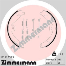Комплект тормозных колодок для стояночного тормоза 109901589 Otto Zimmermann
