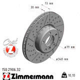 Передний тормозной диск 340x30 150290632 Otto Zimmermann Formula F